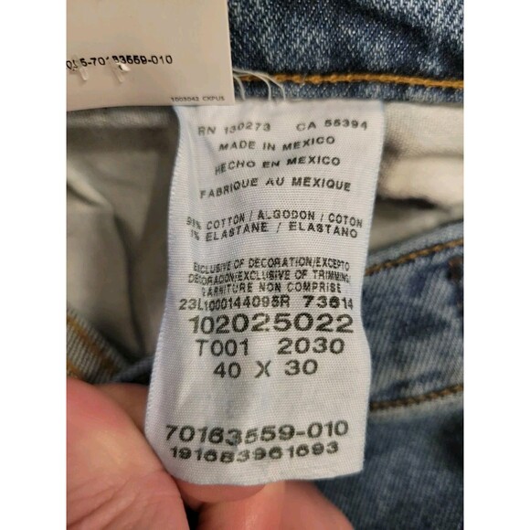 NWT Lee Mens *40 x 30 Regular Boot Cut Jeans Worth It Medium Blue *Read - Picture 6 of 11